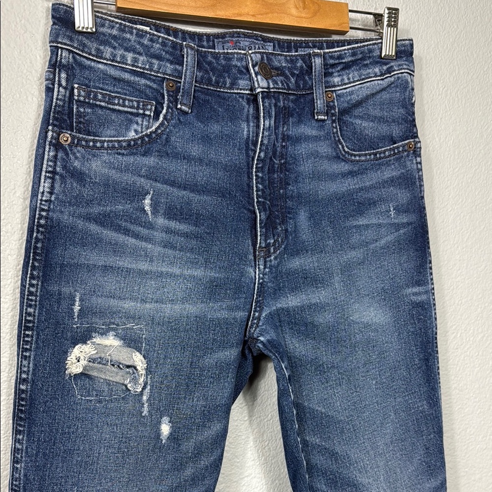 Lucky Women's High Rise‎ Tomboy Distressed Jeans